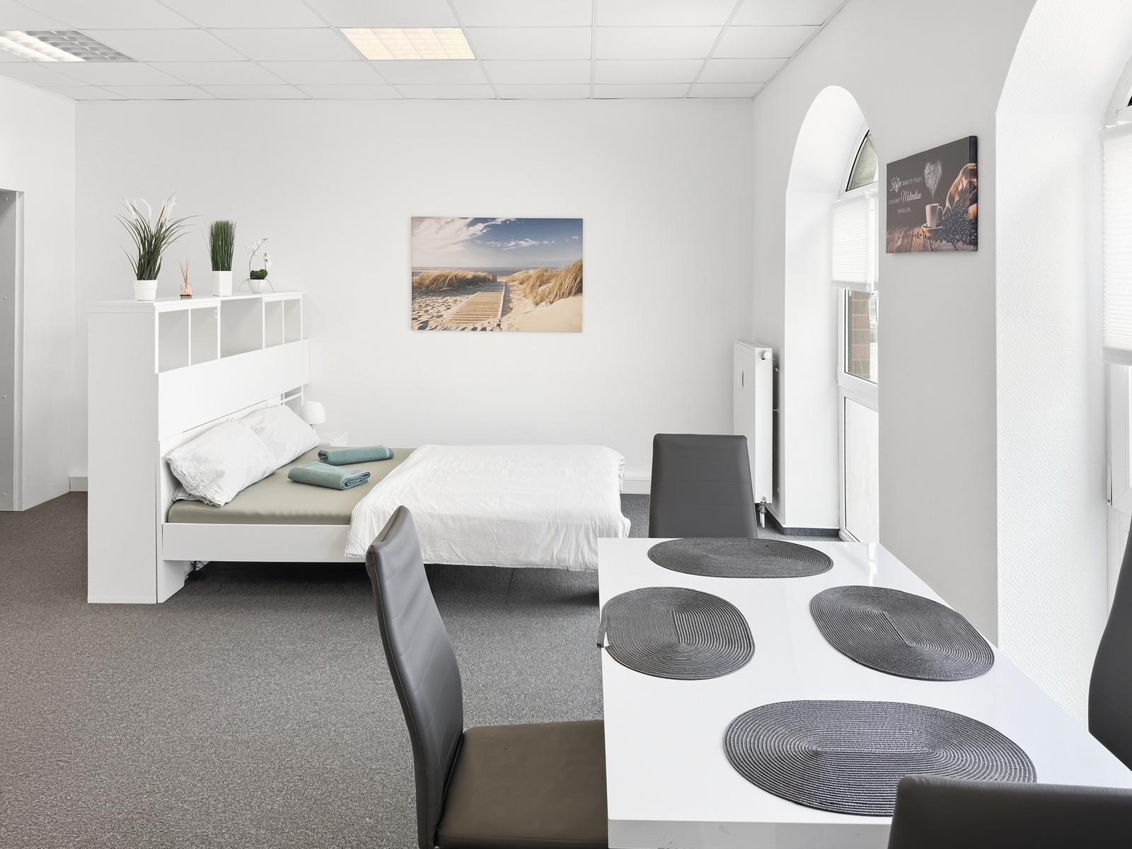 Apartment mit Wohn- und Schlafbereich