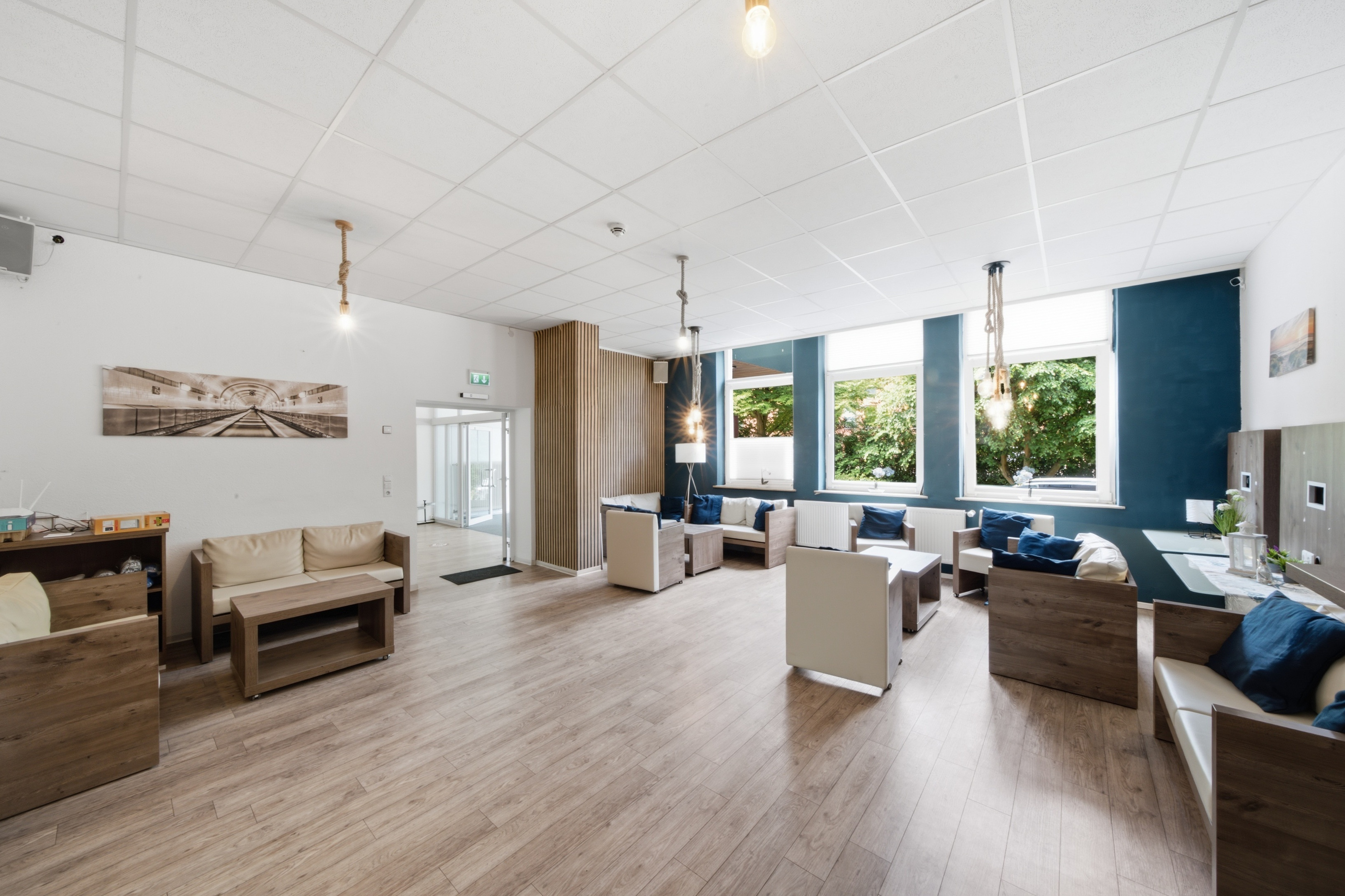 Lounge mit Rezeption