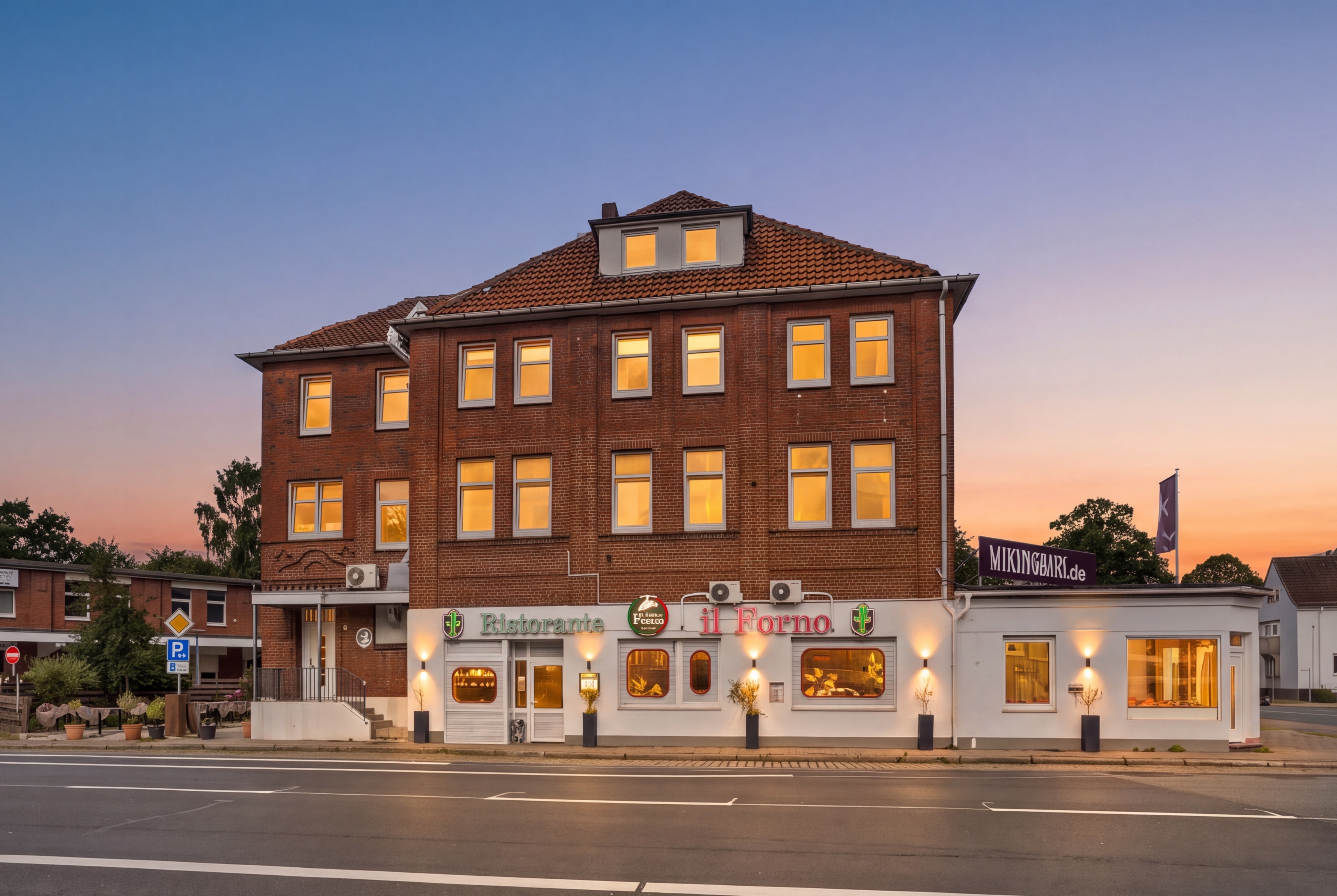 Wikinghaus Außenansicht